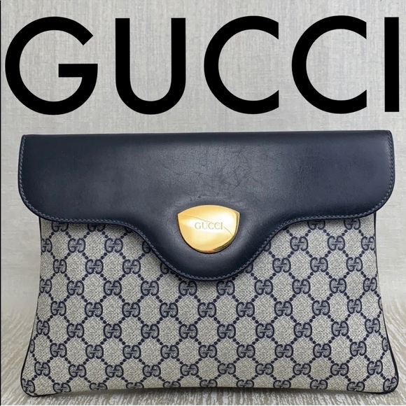Gucci Handbags - 👑 GUCCI LARGE EVENING BAG / CLUTCH 💯AUTHENTIC